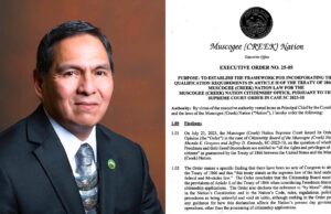 Hill order means Freedmen unlikely to vote in 2025 Muscogee Nation elections Muscogee Freedmen executive order