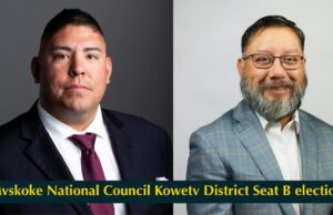 Timothy Jackson Jr., James Factor vie for open Kowetv District seat on Muscogee National Council Muscogee Nation Kowetv District