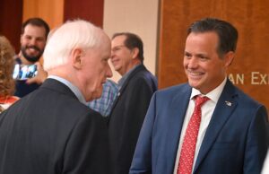 ‘Find solutions’: Chip Keating announces campaign for governor at OCPAC event Chip Keating for governor
