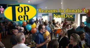 Top 10 reasons to support NonDoc during NewsMatch 10 reasons to support NonDoc