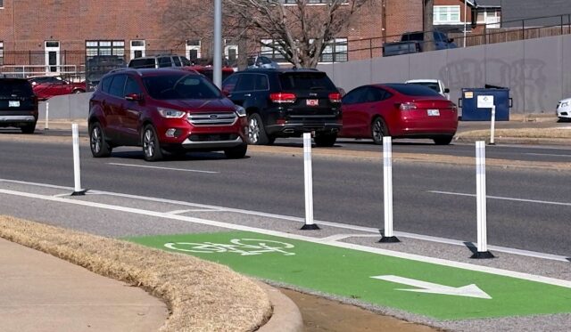 Classen bike lane debate