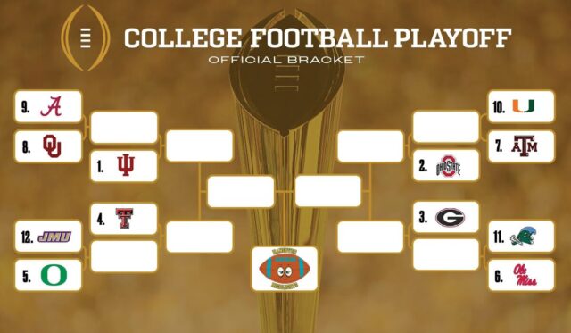 OU in crowd 2025 College Football Playoff