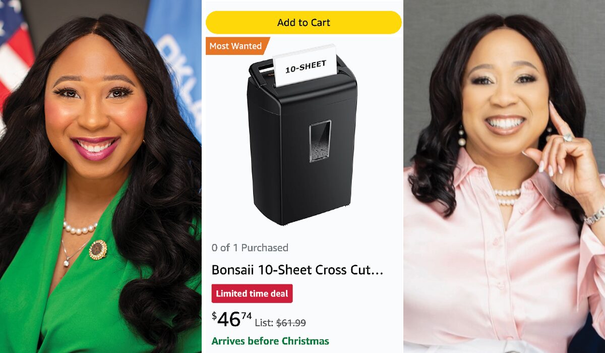 Ajay Pittman, paper shredder