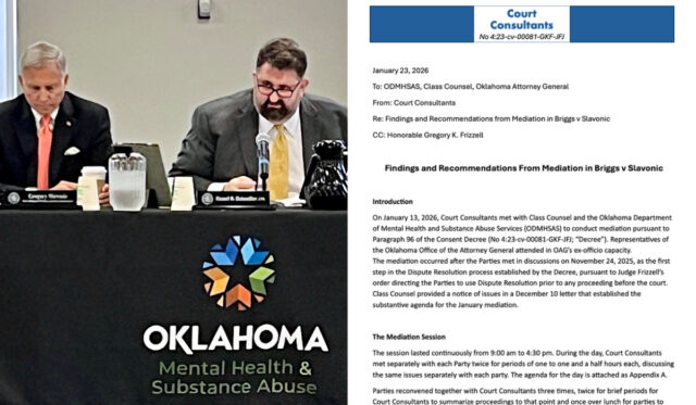 ODMHSAS competency restoration consent decree