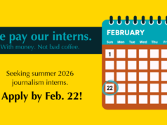 Apply for NonDoc’s 2026 internship program by Feb. 22 2026 summer journalism internship