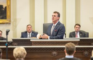 Stitt seeks ‘conservative state questions’ to limit Medicaid, snuff marijuana, appoint superintendent Kevin Stitt state questions pitched