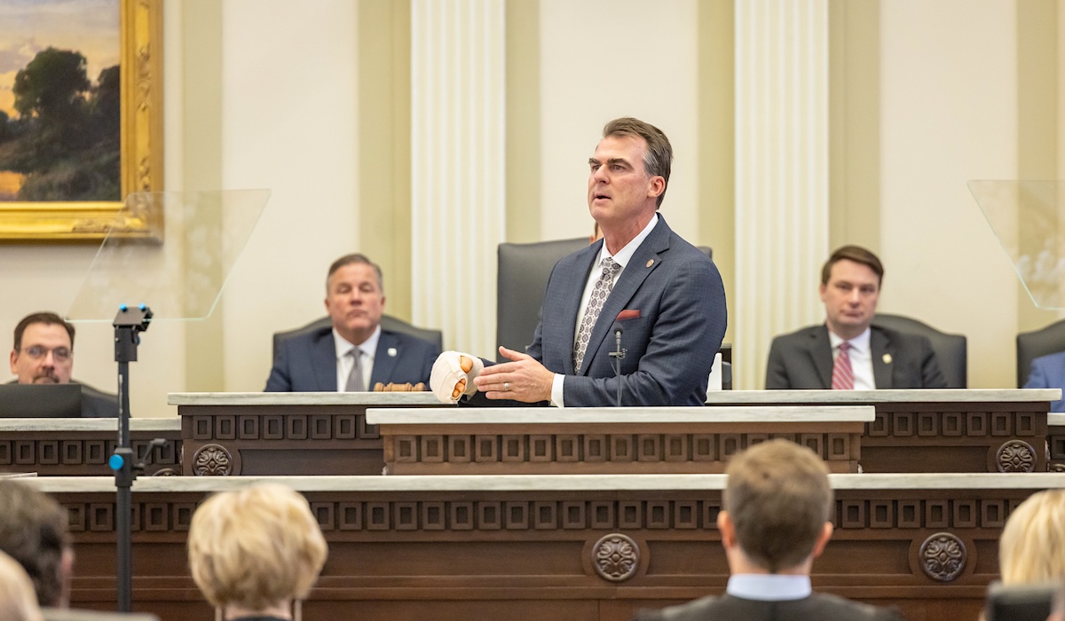 Kevin Stitt state questions pitched