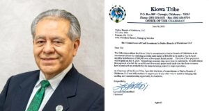 Toilets, t-shirts and tribal finances: Kiowa Legislature moves to impeach Chairman Lawrence SpottedBird Lawrence Spottedbird