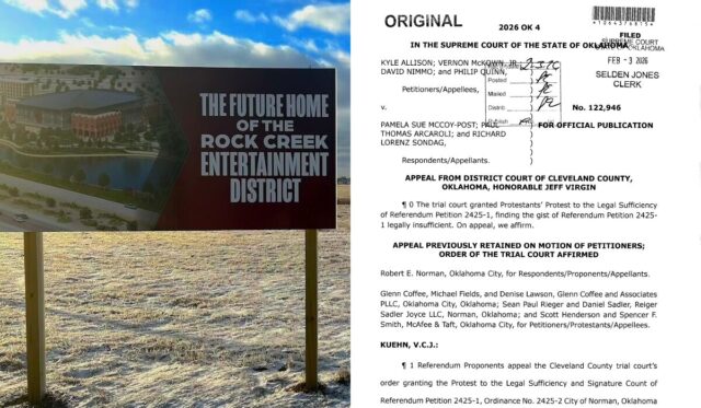 Norman arena TIF referendum