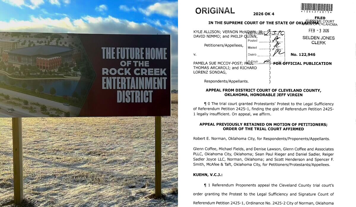 Norman arena TIF referendum