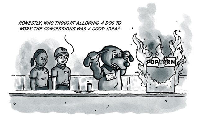 OU basketball popcorn fire