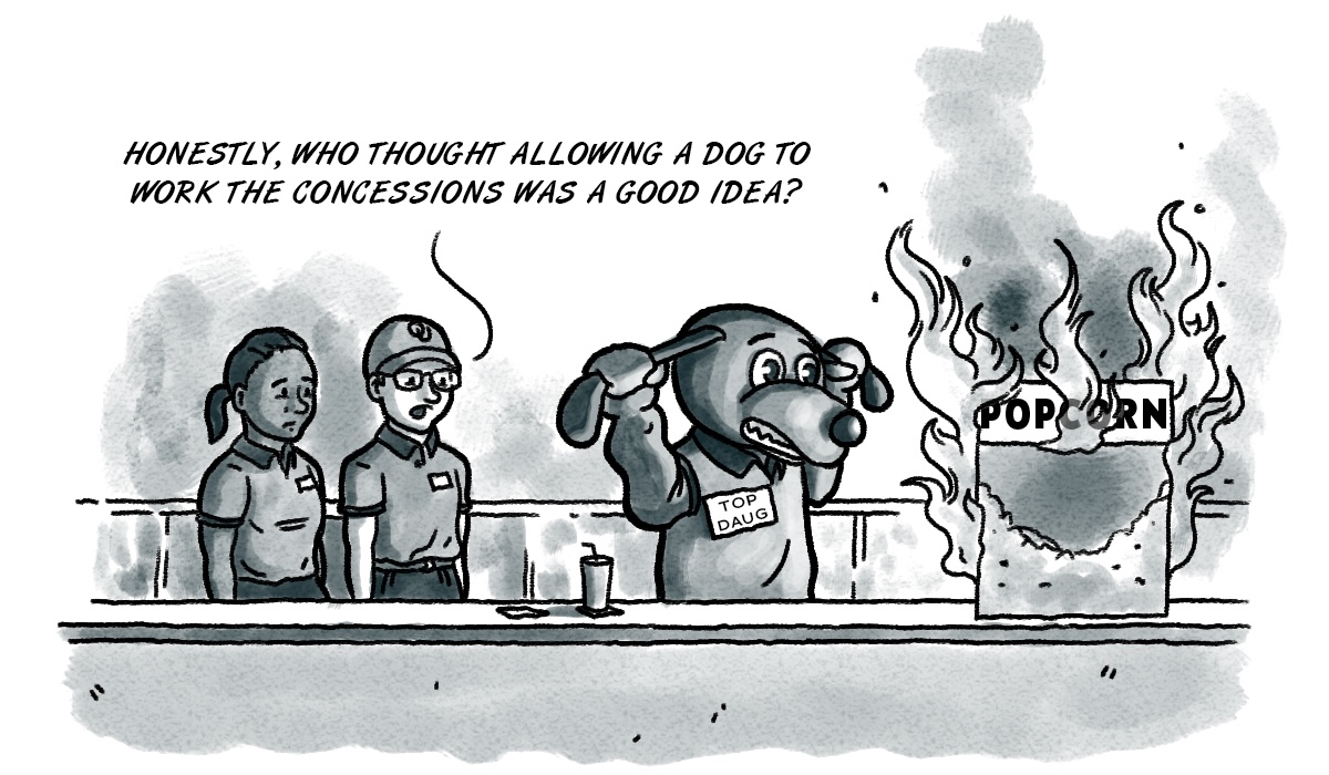 OU basketball popcorn fire