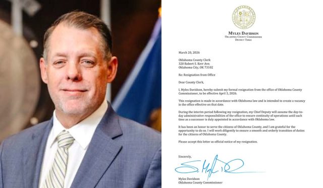 Myles Davidson resigns